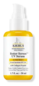 Kiehl's Better Screen UV Serum SPF 50+ Facial Sunscreen With Collagen Peptide