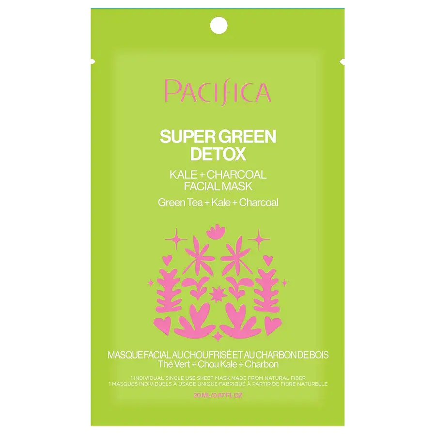 Pacifica Super Green Detox Kale And Charcoal Face Mask