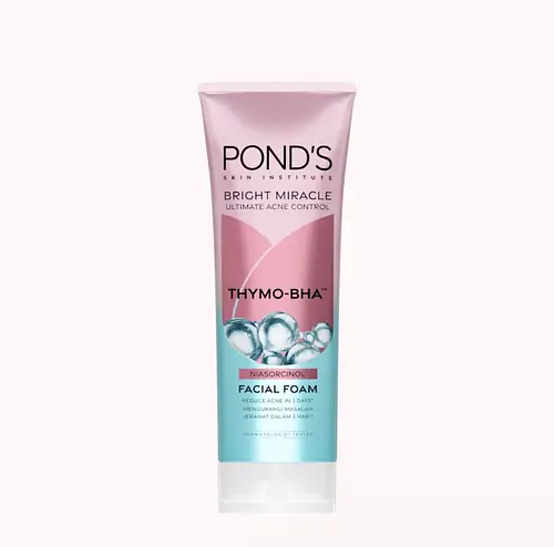 Pond's Bright Miracle Ultimate Acne Control Thymo-BHA Facial Foam Indonesia