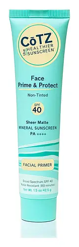 Cotz Skincare Face Prime & Protect SPF 40 Non-tinted