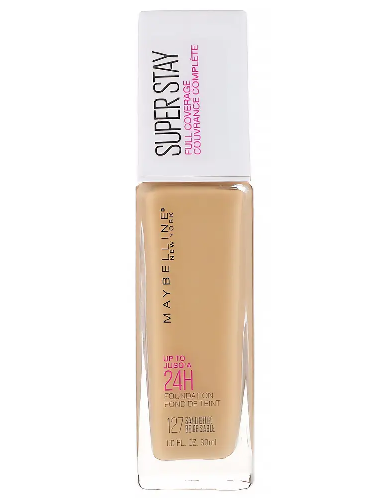 Maybelline SuperStay 24H Full Coverage Foundation 127 Sand Beige