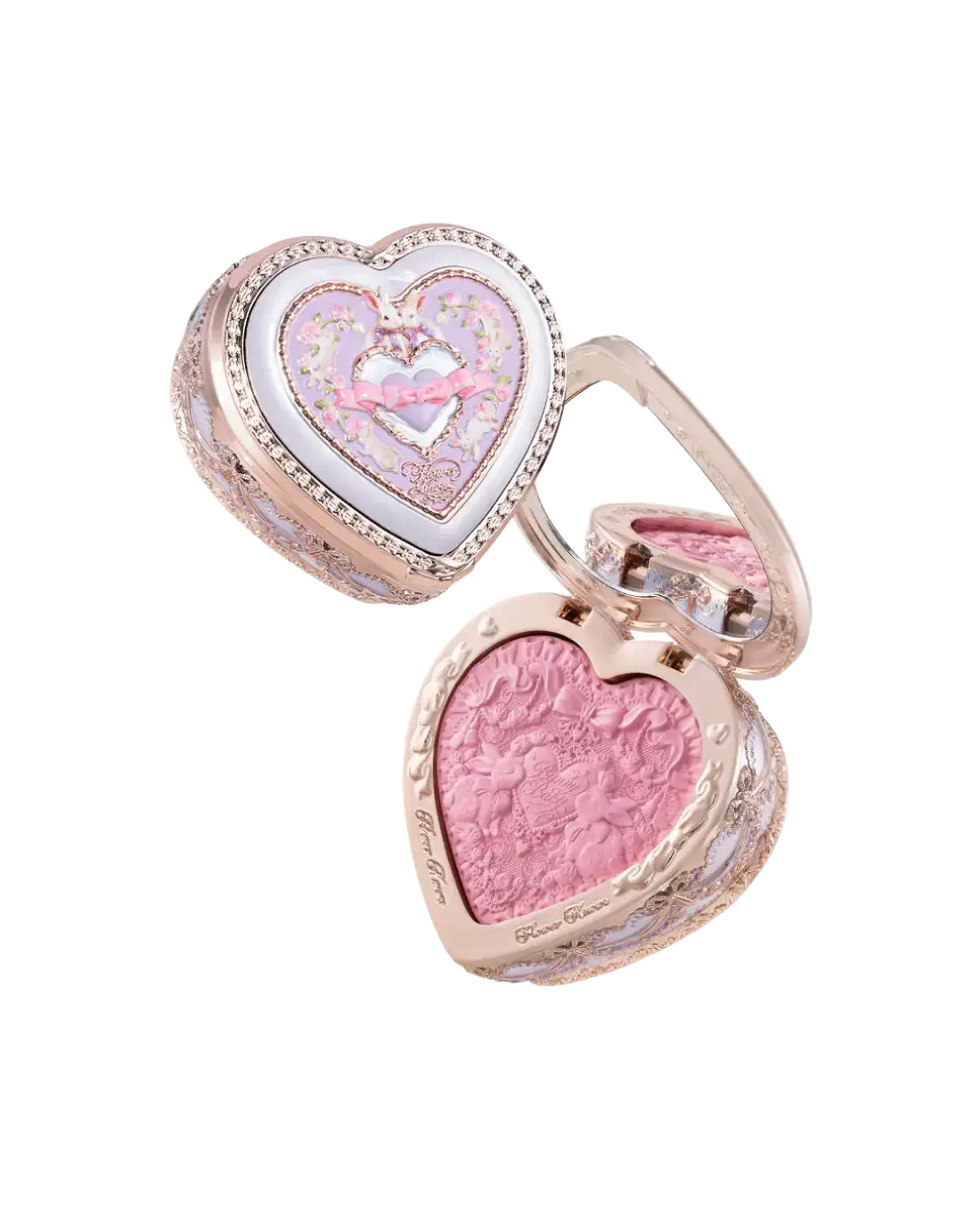 Flower Knows Bunny Garden Embossed Blush 04 Iris Garden