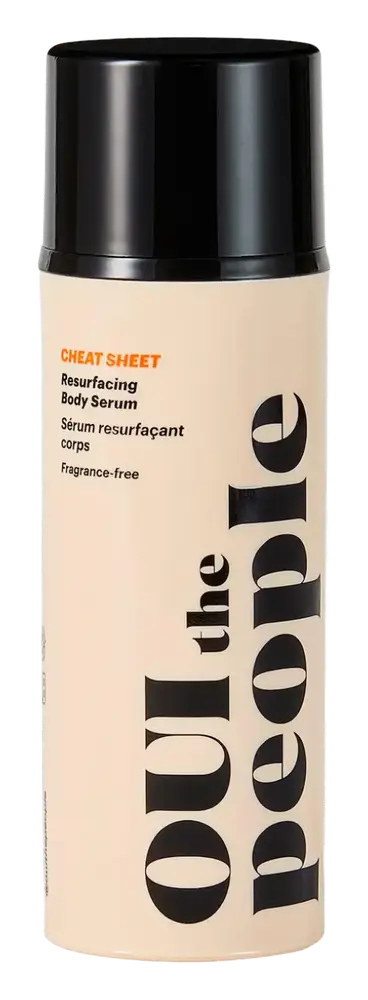 Oui the People Cheat Sheet Resurfacing Body Exfoliant Serum with AHA + BHA