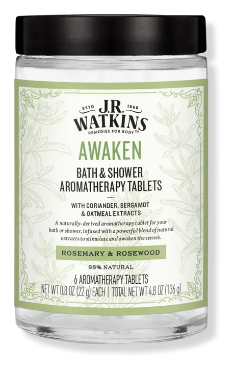 J.R. Watkins AWAKEN Bath & Shower Aromatherapy Tablets