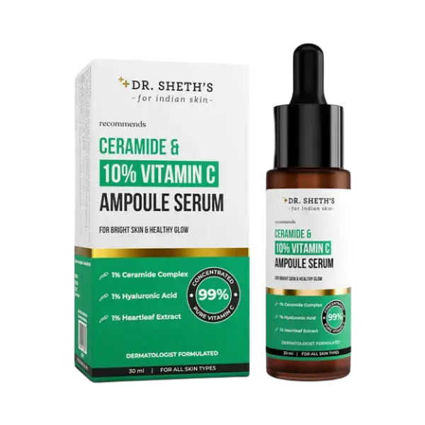 Dr. Sheth's Ceramide & 10% Vitamin C Ampoule Serum