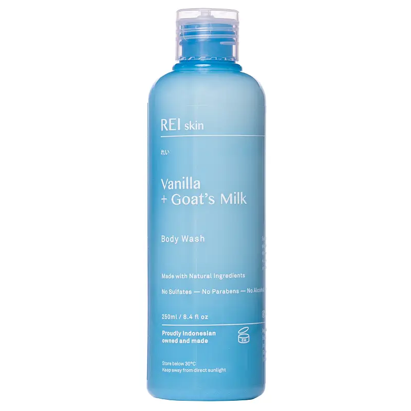 Rei Skin Vanilla + Goat's Milk Body Wash