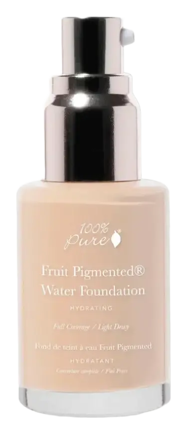 100% Pure Fruit Pigmented Full Coverage Water Foundation Warm 2.0