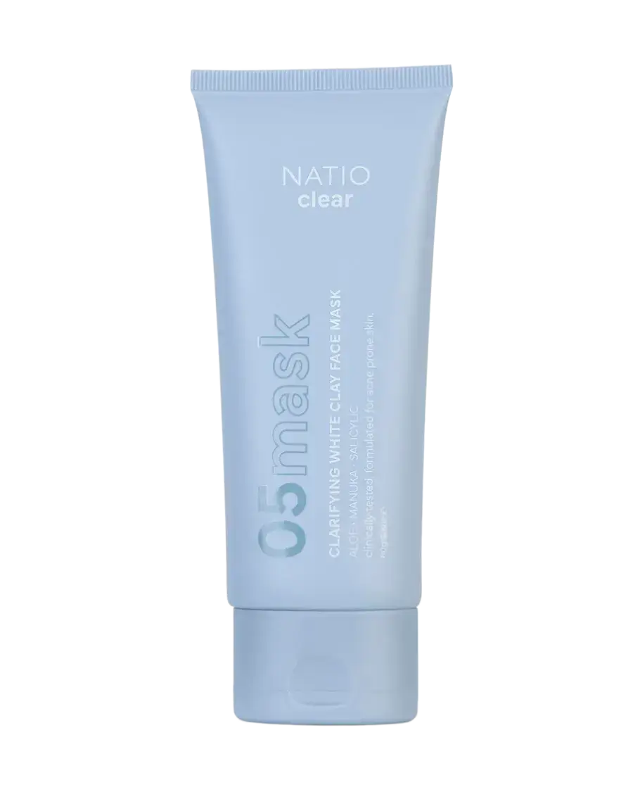 Natio Clarifying White Clay Face Mask
