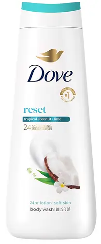Dove Reset Tropical Coconut + Lime 24hr Lotion-Soft Skin Body Wash