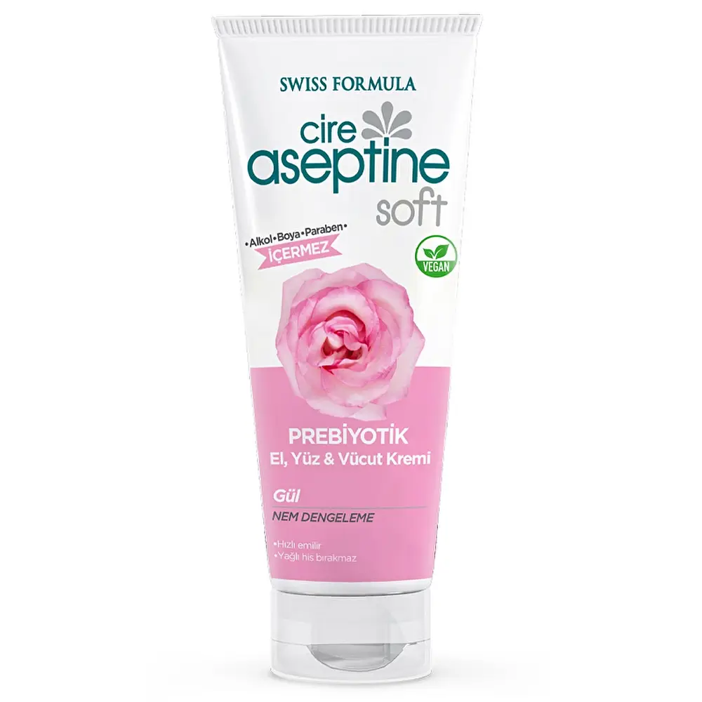 Cire Aseptine Soft Prebiotic Hand, Face & Body Cream Rose