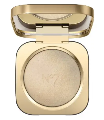 No7 Pro Artist Radiant Glow Powder Highlighter Gold Silk