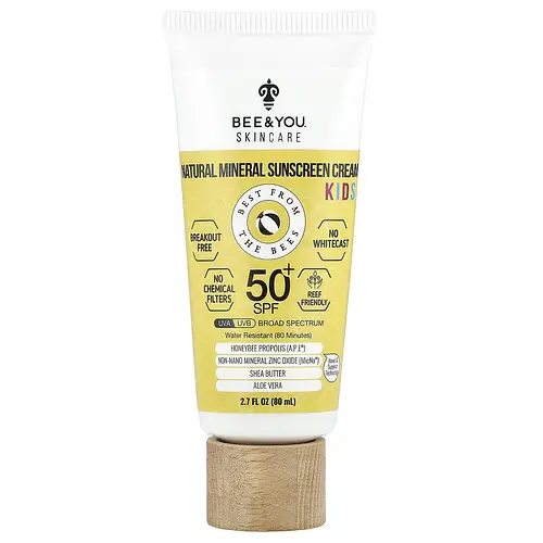 Bee&You Natural Mineral Sunscreen Cream For Kids SPF 50+