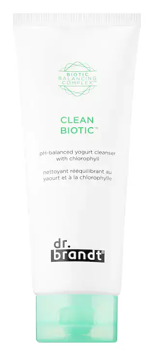 Dr. Brandt Skincare Clean Biotic Ph-balanced Yogurt Cleanser With Chlorophyll