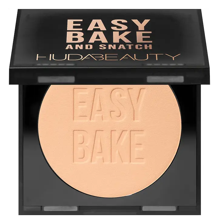 Huda Beauty Easy Bake & Snatch Pressed Brightening & Setting Powder Peach Pie