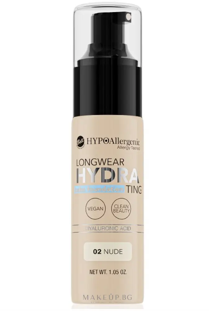 Bell Hypoallergenic Longwear Hydrating Balm Foundation 02 Nude