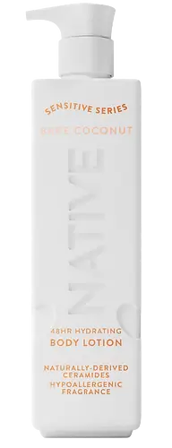 Native Sensitive Series 48Hr Hydrating Body Lotion Bare Coconut