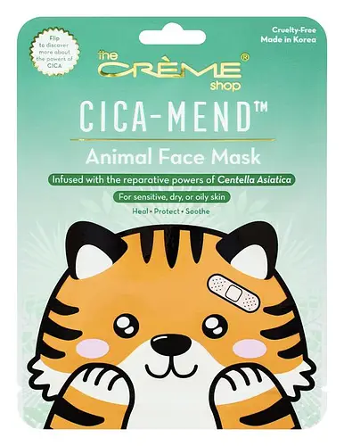 The Creme Shop Cica-Mend Animated Tiger Face Mask