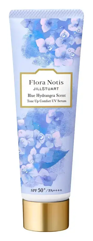 Kosé Flora Notis Jill Stuart Blue Hydrangea Tone Up Comfort UV Serum SPF50+ PA++++