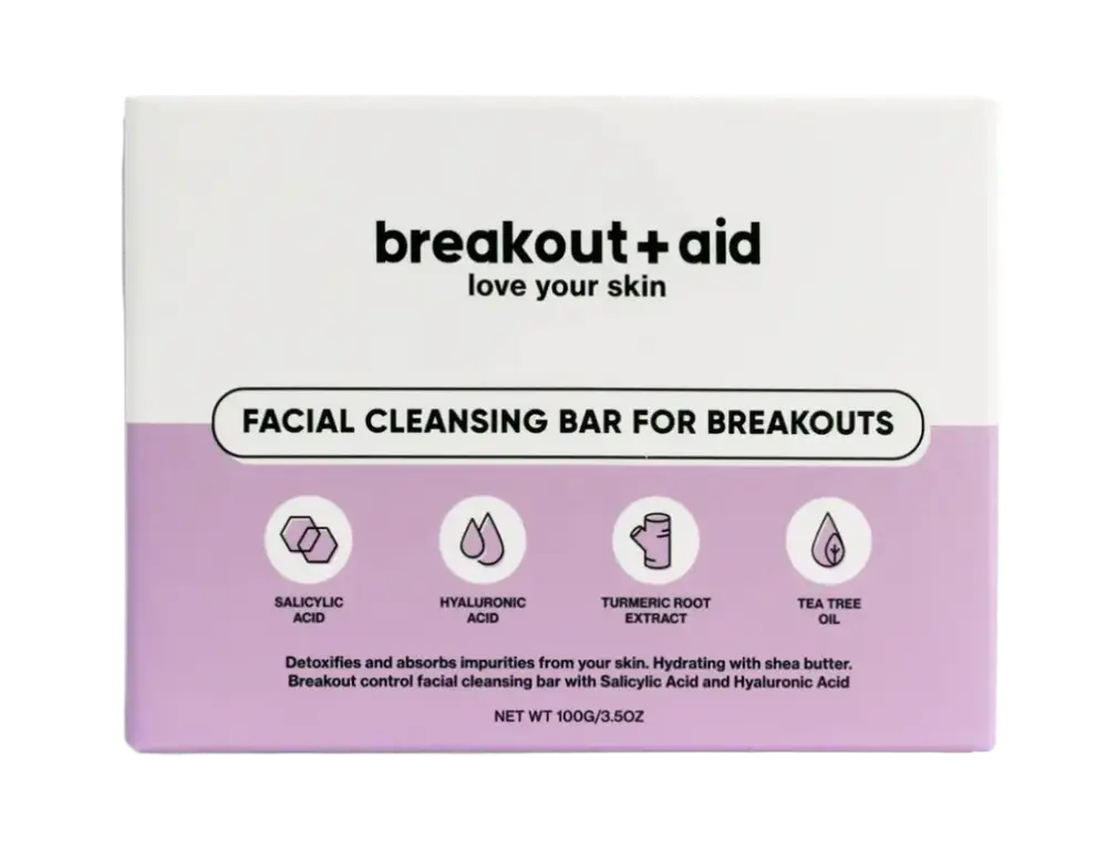 Breakout + Aid Facial Cleansing Bar For Breakouts