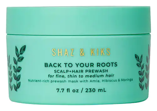 Shaz & Kiks Scalp & Hair Prewash Mask for Fine, Thin or Medium Hair