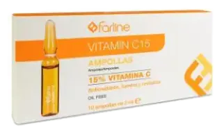 Farline Ampollas Vitamina C15