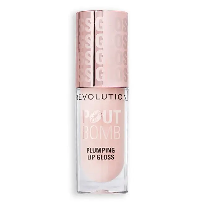 Revolution Beauty Pout Bomb Plumping Lip Gloss Milky Sheer Holo