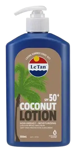 Le Tan Coconut SPF50+ Lotion