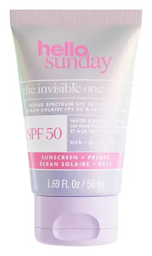 Hello Sunday The Invisible One SPF 50 Sunscreen + Primer With Hyaluronic Acid