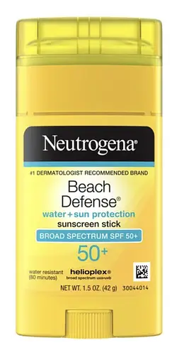 Neutrogena Beach Defense Water + Sun Protection Sunscreen Stick Broad Spectrum SPF 50+