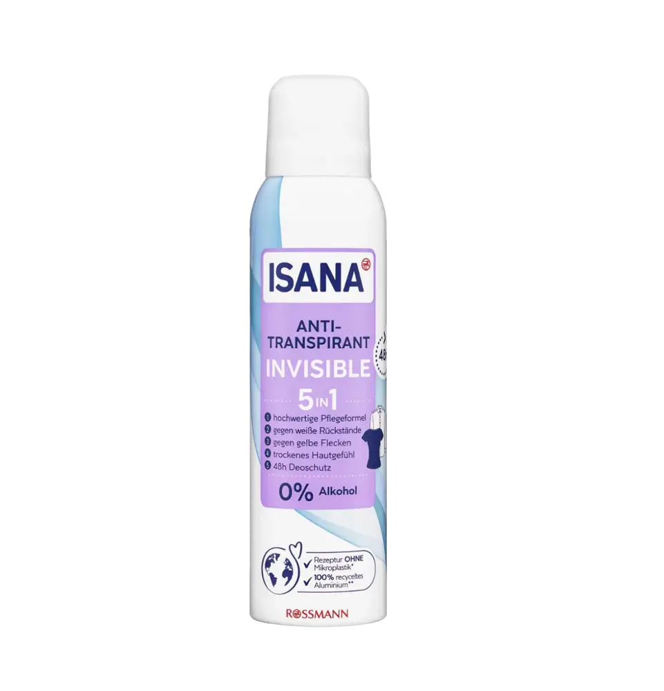 ISANA Invisible 5 In 1 Anti-Transpirant Spray