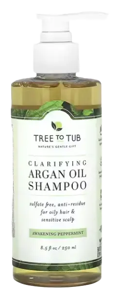 Tree to Tub Clarifying Argan Oil Shampoo Awakening Peppermint