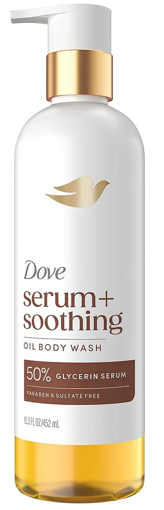 Dove Serum + Oil Body Wash Soothing