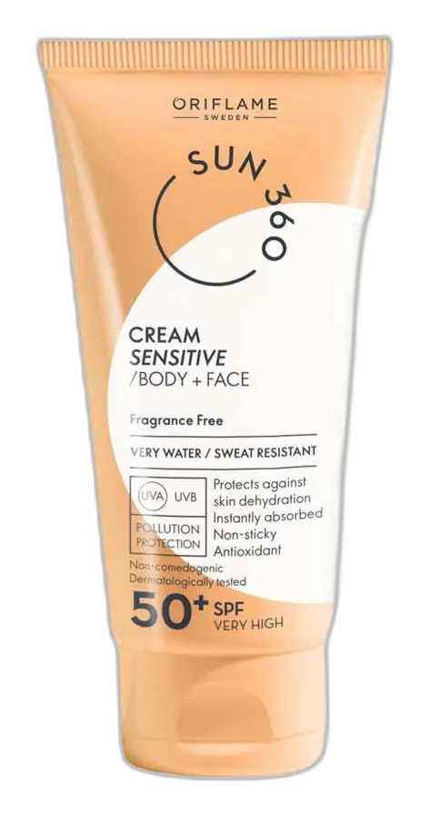 Oriflame Sun Zone Cream Sensitive Body + Face SPF 50+ Very High