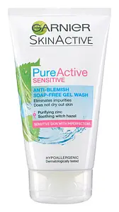 Garnier Pure Active Sensitive Anti-Blemish Soap-Free Gel Wash