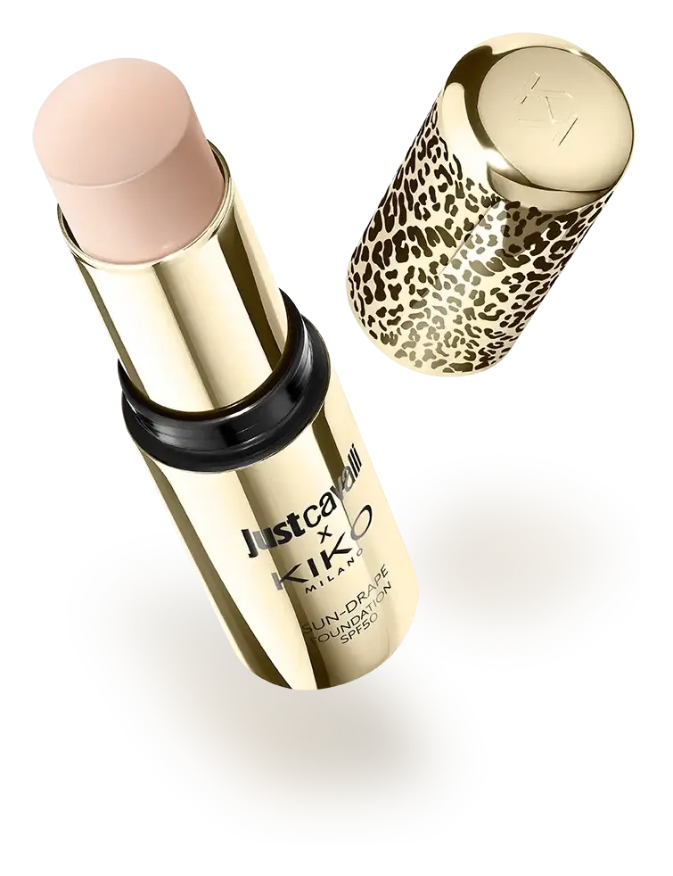 KIKO Milano Just Cavalli Sun-Drape Foundation SPF 50 01 Vanilla Desert