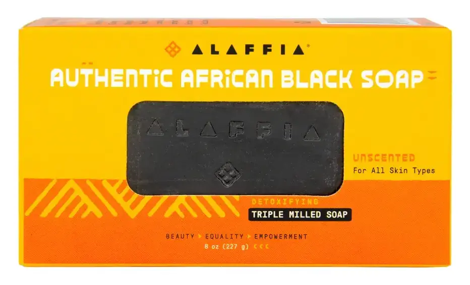 Alaffia Authentic African Black Bar Soap