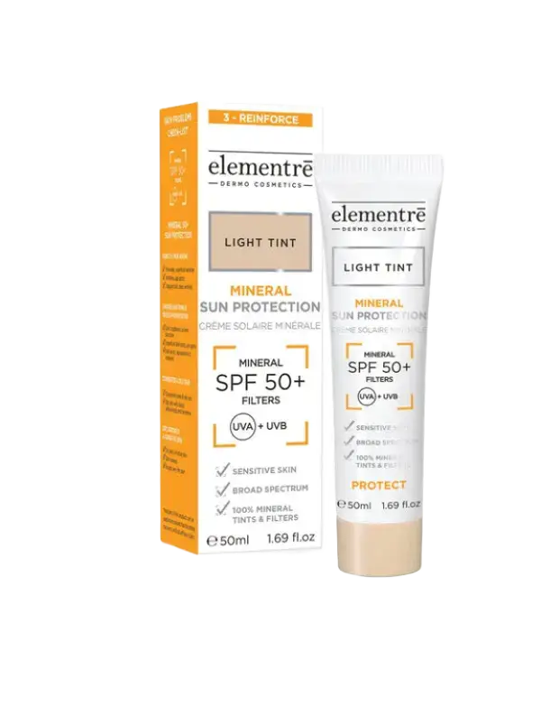 Elementrē Tinted Mineral Sun Protection Cream SPF 50+ Light Tint