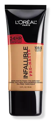 L'Oreal Infallible Pro-Matte Liquid Longwear Foundation 108.5 Honey Bisque