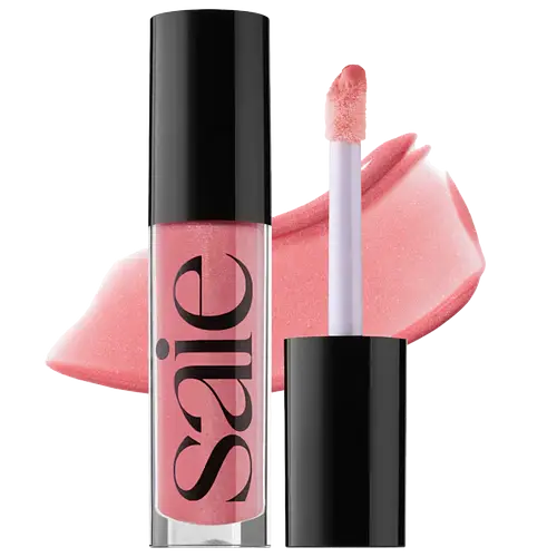 Saie Glossybounce High-Shine Hydrating Lip Gloss Oil Disco