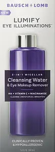 Bausch + Lomb Lumify Eye Illuminations Cleansing Water & Eye Makeup Remover