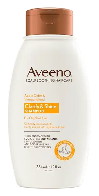 Aveeno Apple Cider Vinegar Blend Clarify & Shine Shampoo USA