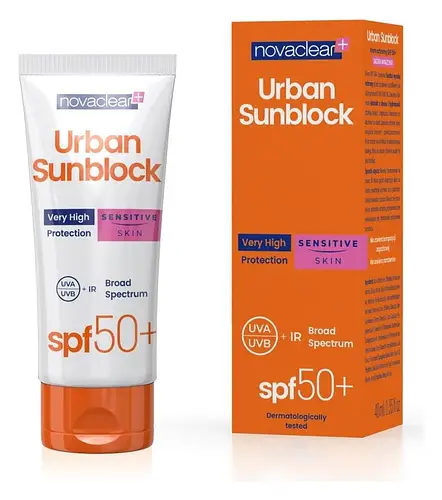 Novaclear Urban Sunblock Protective Cream Sensitive Skin SPF50+