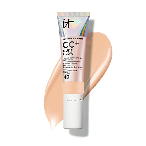 IT Cosmetics CC+ Nude Glow Lightweight Foundation SPF 40 Light Medium