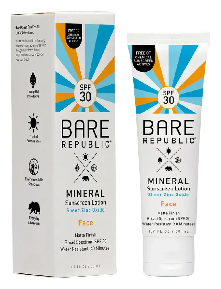Bare Republic Mineral Face Sunscreen Lotion SPF 30