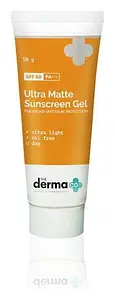 The Derma Co Ultra Matte Sunscreen Gel SPF 60