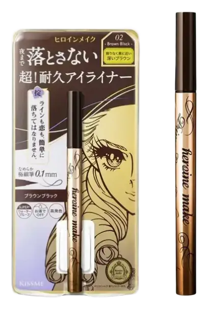 ISEHAN Kiss Me Heroine Make Prime Liquid Eyeliner 02 Black Brown