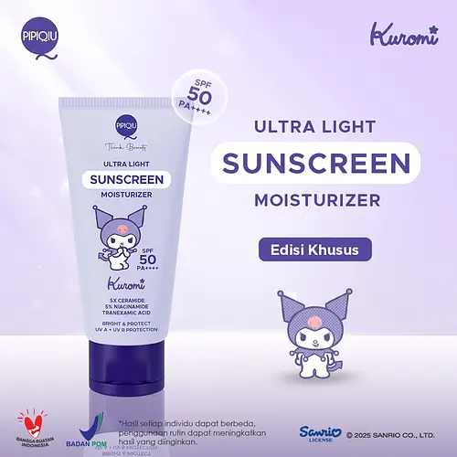 Pipiqiu Ultra Light Sunscreen Moisturaizer Bright & Protect SPF 50 PA++++