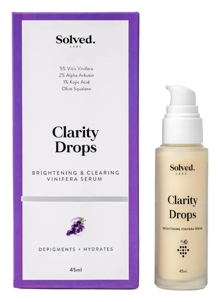 Solved Labs Clarity Drops Brightening & Clearing Vinifera Serum