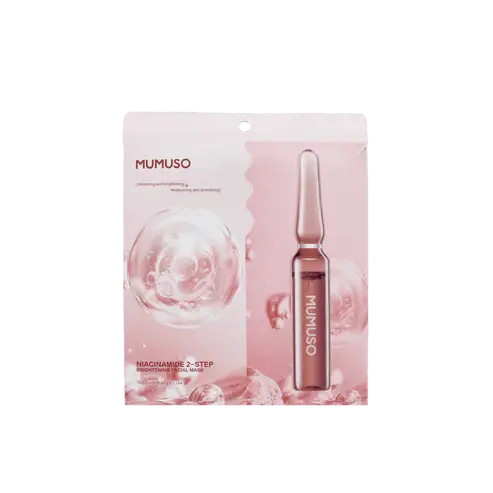 Mumuso Niacinamide 2-Step Brightening Facial Mask