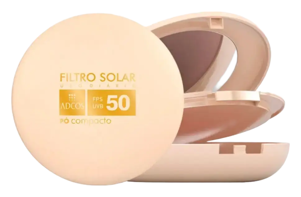 Adcos Protetor Solar Tonalizante FPS 50 Pó Compacto